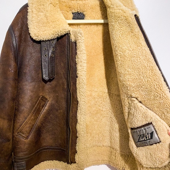 TYPE B-3 SHEEPSKIN FADELESS MILITARY JACKET - Picture 9 of 13
